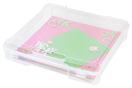 Iris® Portable Scrapbook Case For 12" x 12" Paper, 5 Pack